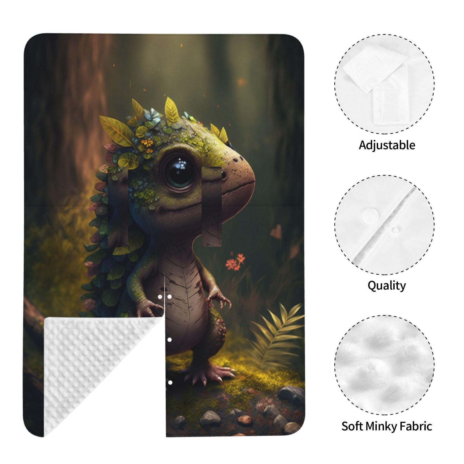 Naloa Cute Leaf Animal Baby Car Seat Cover, Breathable Baby Carrier Cover, Multiuse Baby Carrier Cover & Nursing Breastfeeding Cover