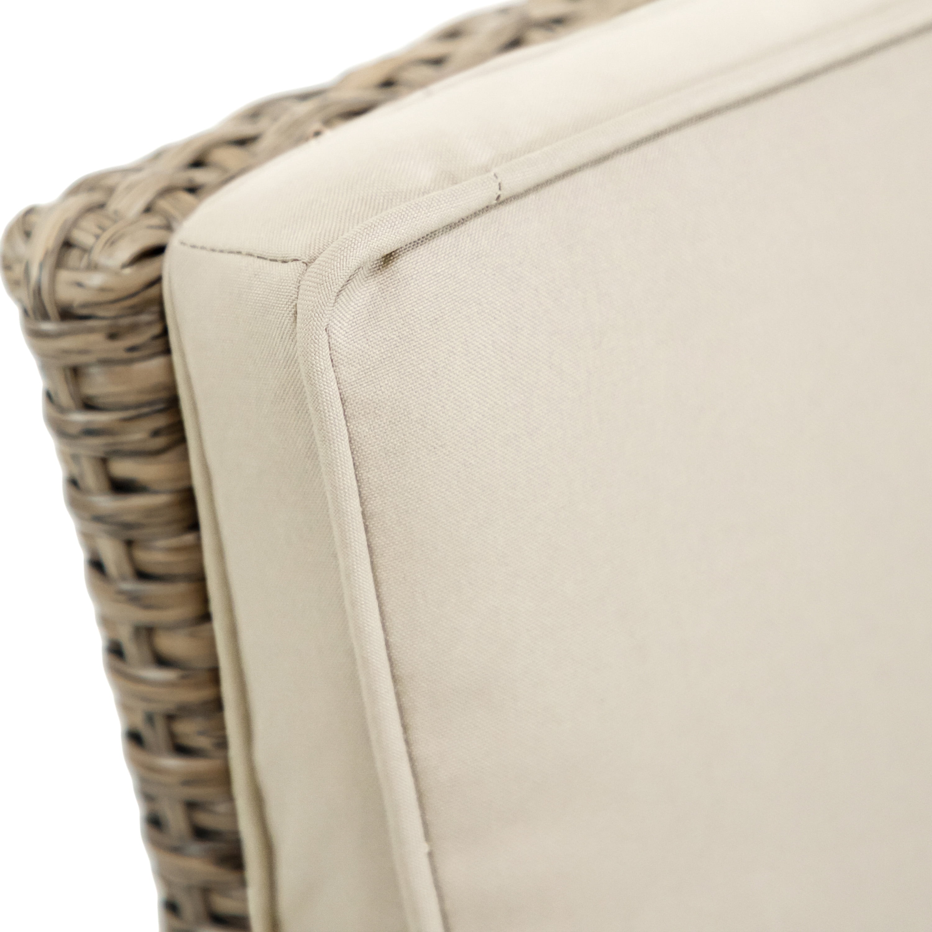 Furniture of America Dexrtus Wicker Recliner Chairs with Cushions Rattan for Outdoor, Brown