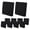 Black, variant on 10 Pcs Stretch Patio Cushion Covers Outdoor Cushion Covers,for Outdoor Couch Cushion Covers Replacement,Outdoor Sofa Covers Patio Slipcovers Couch Cover,Washable Furniture Cover