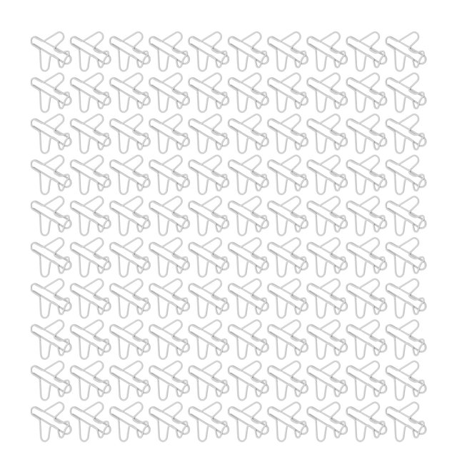 Aircraft Shape Paper Clips, Smooth Edge Convenient Storage 100pcs Fancy Paper Clips for Office School Home Desk Organizers Silver,Orange