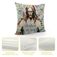 thumbnail image 4 of RUIYC Christian Gifts for Women Throw Pillow Covers,Inspirational Religious Gifts for Women,Mom,Wife,Friends,Catholic Gifts for Women,Birthday Christmas Square Cushion, 4 of 5