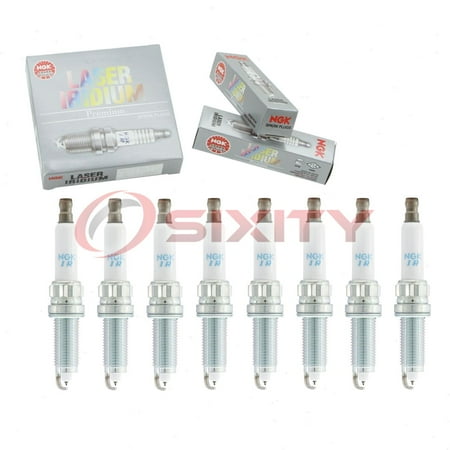8 pc NGK 91874 Laser Iridium Spark Plugs for Ignition Wire Secondary