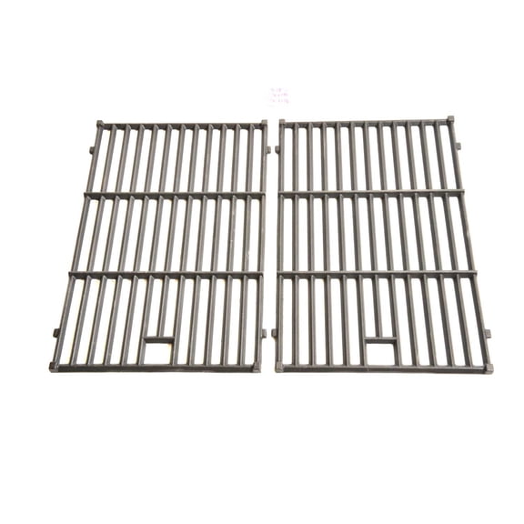 Replacement Cast Iron with Black Matt Enamal Cooking Grates for General DS50, Gas Models, Set of 2