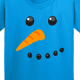 thumbnail image 4 of Inktastic Snowman Face Youth T-Shirt, 4 of 5