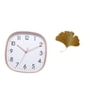 thumbnail image 1 of Reloj de pared digital vintage con hojas de ginkgo de hierro forjado, escultura abstracta, diseño grande, silencioso y práctico para comedor, hogar, g, 1 of 8