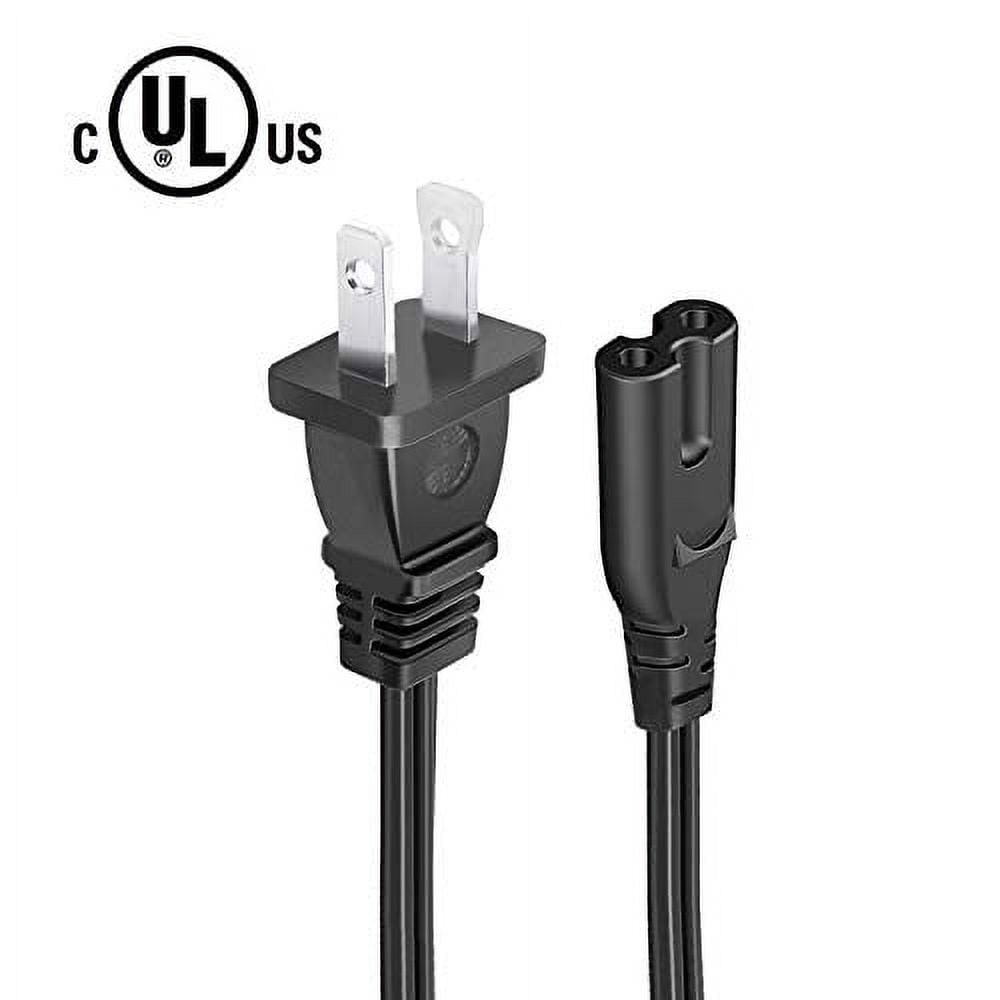 TCL FASHLOVE 8.2' 2-Prong Power Cable for 32"-65" Roku Smart TV