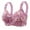 Purple, variant on Women's Plus Size Bra-exposure Lace Wireless Push-up Everyday Bra