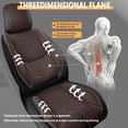 thumbnail image 6 of Full Set Car Seat Covers Fit for Toyota 98% Models,Faux Leather Seat Covers,Waterproof Car Seat Protectors,Full-Coverage Car Interior(Black+Coffee), 6 of 7