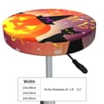 thumbnail image 4 of Haiem Halloween Cushion Round Bar Chair Seat Cover Bar Chair Cushion Covers Elastic Washable Bar Chair Cover,Protects from Scratches and Stains-12 inch, 4 of 7