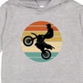 thumbnail image 3 of Inktastic Dirt Biking Motocross Retro Toddler Hoodie, 3 of 4