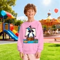 thumbnail image 2 of Byoo Little Boys Sweatshirt Cute Penguin Printed Full Sleeved Active Pullover Top Casual Loose Fit Daily Clothing, 2 of 4