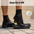 thumbnail image 5 of Fittington Men's Wide Width Slip On Dress Shoes Water-Resistant Lightweight Casual Business Oxfords Leather Shoes 10.5 Wide, 5 of 11