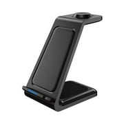 Wireless Charging Station 3 In 1 Charging Station For Multiple Devices 15W Wireless Charger Stand IOS/Android