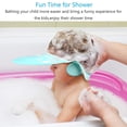 thumbnail image 3 of Bonnet de Douche pour Bébé avec Visière Réglable et Protection des Oreilles pour Tout-Petits (Bleu), 3 of 5