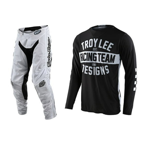 Troy Lee Designs GP Air Team 81 Black Jersey Pant Combo (Large / Pant W30)