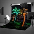 thumbnail image 2 of BSDHOME Polyester 5x7ft Colorful Light Decoration Backdrop Empty Street City Night View Photography Background, 2 of 5