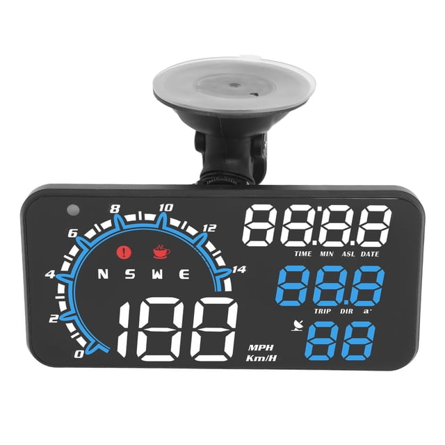 Compteur de Vitesse GPS Alarme de Vitesse Rappel de Fatigue Affichage HD Universel Voiture