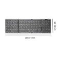 thumbnail image 2 of Teclado 81 Teclas Teclado inalámbrico Teclado táctil Teclado recargable para tableta Teléfono, 2 of 9