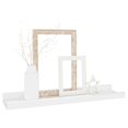 thumbnail image 3 of Estantes de pared VidaXL de MDF blanco brillante, juego de 4, 3 of 9