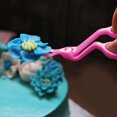 thumbnail image 3 of Piping Flower Scissors Nail Set Cake Icing piping flower Flower Detachable Plastic Lifter Cupcake Pastry Decorating Tool, Pink, 3 of 6