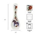 thumbnail image 4 of DALA Swedish Blue Dalarna Horse Ceramic Spoon Rest, 4 of 5