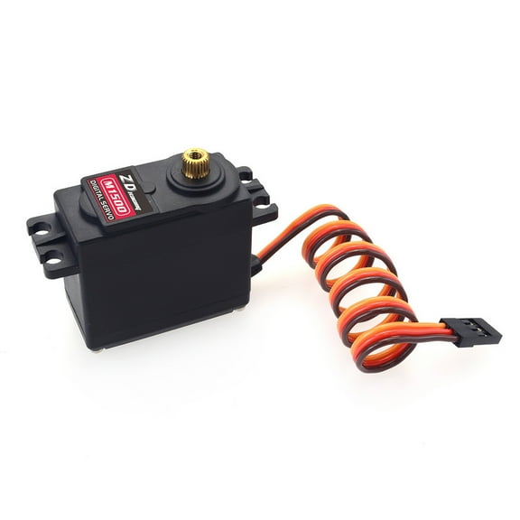 Meggemo M1500 15kg Analog Gear RC Servo - Compatible with 1/8 1/10 HPI HSP Cars, High-Torque Hobby Replacement Part