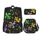 thumbnail image 1 of Disketp Mardi Gras Carnival4 Mochila Estampada de Gran Capacidad con Lonchera y Estuche, Set de 3 Piezas para Estudiantes, 1 of 7