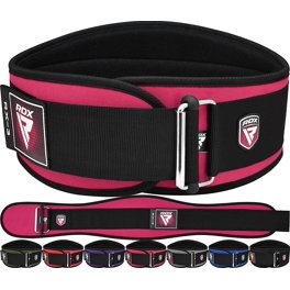 Ceinture D’haltérophilie Femme RDX – Soutien Lombaire 10 Cm Avec Sangle De Tension Et Fermeture Scratch
