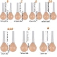 thumbnail image 3 of Party Dress Self Adhesive Conceal Invisible Lift Bra Nipple Cover Sticky Bra Silicone DDD, 3 of 8