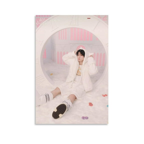 HAN Stray Kids 5TH FANMEETING SKZ CLOCK ALBUM COVER Poster Decorative Painting Canvas Wall Art Living Room Posters Bedroom Painting