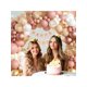 thumbnail image 3 of 135pcs Boho Balloon Arch Garland Kit, Blush Dusty Pink Nude Ivory White Rose Gold Balloons For Baby Shower Girls Bridal Shower Wedding Engagement Bach, 3 of 5