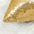 thumbnail image 6 of Unique Bargains 4 Pack Sequins Decorative Throw Pillow Cover 18" x 18" Gold, 6 of 8
