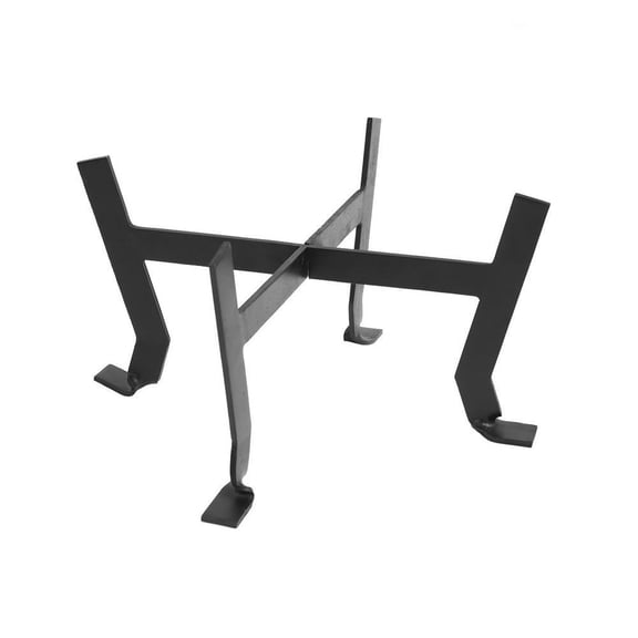 16.5 In. Dia X 6 In. H Iron Tall Black Powder Coat Small Indoor Outdoor Denise I Plant Stand