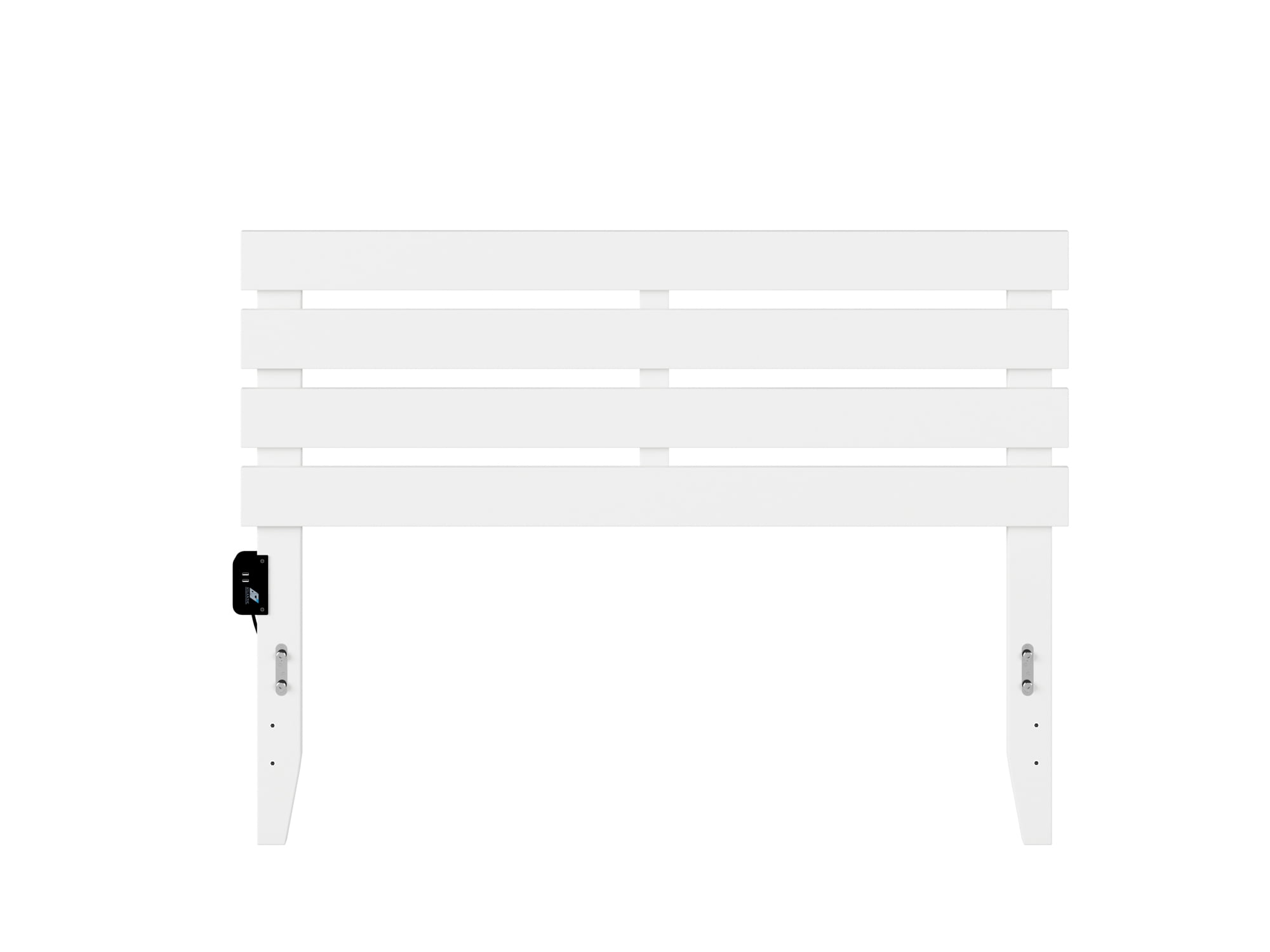 Oxford Full Headboard in White with USB Turbo Charger