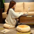thumbnail image 5 of 26-27 New Creative Toast Bread Lazy Cushion Home Floor Chair Cushion Plush Office Window Tatami Pudding Butt Round Cushions, 5 of 5