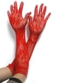 thumbnail image 4 of Gloves Fine Workmanship Bridal Gloves Lace With Finger for Wedding, 4 of 6