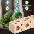 thumbnail image 2 of Uxcell Juguete para Masticar Pájaros, 2.12x2.12x7.87 en Madera de Pino Soporte para Loro Juegos de Morder para Loros/Ninfas/Periquitos, 2 of 7
