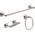 thumbnail image 3 of (2 pack) Better Homes & Garden Classic Towel Ring, Wall Mounted Bathroom Towel Holder, Plated Nickel, 3 of 10