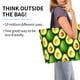 thumbnail image 2 of Balery Avocado Bolsa Tote Estilo Estético con Cremalleras, Bolsa de Hombro, Bolsa de Compras Grande y Plegable, 2 of 8