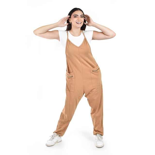 Overol estilo relaxed Roman Fashion /Juvenil, 60892 (Cafe) cafe M