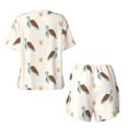 thumbnail image 5 of Naloa Sea Turtle Women's Short-Sleeved Pajama Set, Loungewear, Summer pajamas, Breathable Cozy - Small, 5 of 9