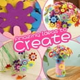 thumbnail image 4 of Amerteer 2 Pcs Flower Craft Kit for Kids Colorful Buttons and Felt Flower Kit Vase Arts Toy Craft Project for Girls and Boys Fun DIY Activity Gift for Children Ages 4 5 6 7 8 9 Years Old, 4 of 7
