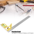 thumbnail image 4 of Escuadra De Combinación Ajustable De Acero Inoxidable Duradero, Escuadra De Combinación, 45 Grados 135 Grados Para 180 Grados 90 Grados ANGGREK 12345678, 4 of 8