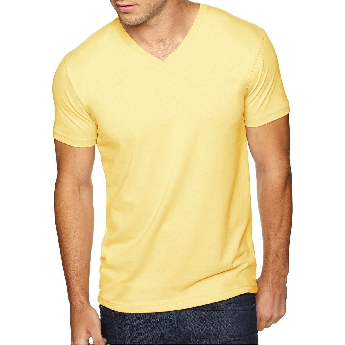 9 Pack Next Level Mens Premium Sueded V-Neck shirt 6440-Heavy Metal