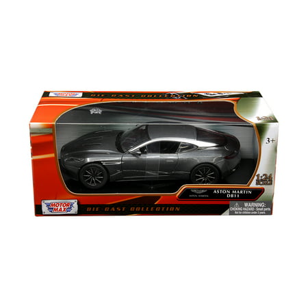 Aston Martin DB11 Silver 1/24 Diecast Model Car by