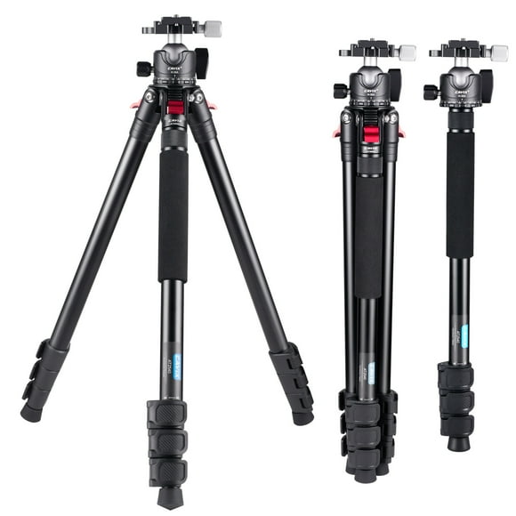 CAVIX AT2542 52.5-inch Foldable Tripod Camera Stand with Fluid Ball