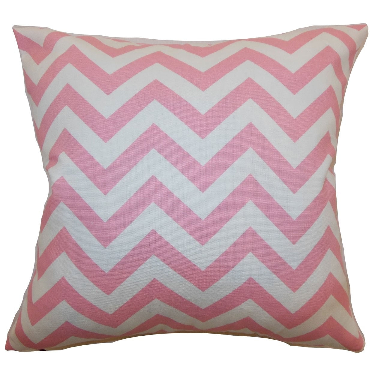 2 Piece The Pillow Collection Set of 2 18 x 18 Down Filled Eir Zigzag Throw Pillows Navy