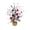 Flower, variant on 19.6In Independence Day Themed Artificial Decorative Tree Red White Blue Star Decorative Tree for Holiday Arrangements Patriotic Flower Themed Floral Decor
