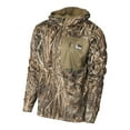 thumbnail image 2 of BANDED Men's Hooded Mid-Layer Fleece Jacket, Color: MAX7, Size: 2XL, 2 of 5