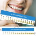 thumbnail image 3 of Teeth Whitening Guide Paper Teeth Whitening Chart Cards16Colors Guides H0R4, 3 of 8